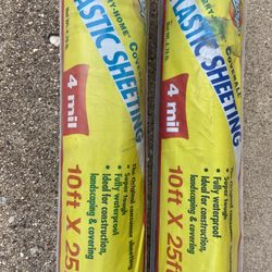 2 Plastic Sheeting