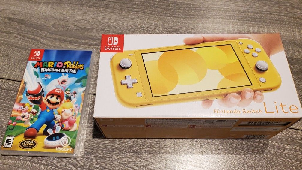 New! Nintendo Switch Lite Yellow