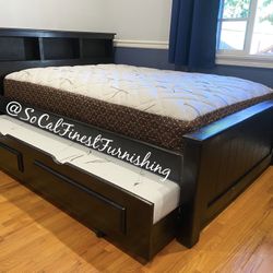 Full Bed With Trundle And Mattresses 