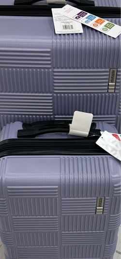 New American Tourister Lilac Luggage Set