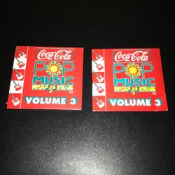 Coca Cola Pop Music Mini CDs 