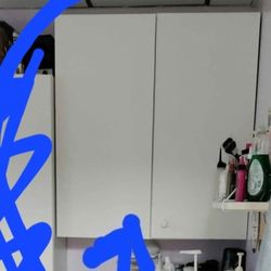 Large White Cabinets 