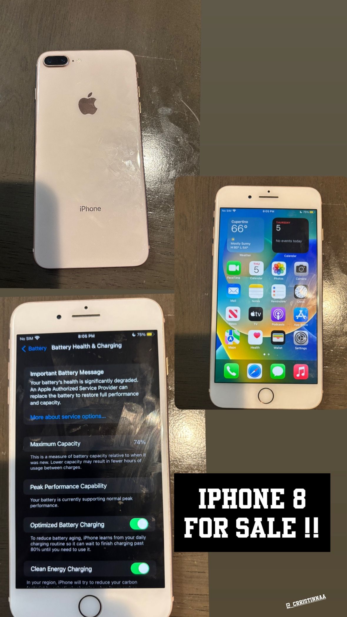 IPHONE 8 PLUSS