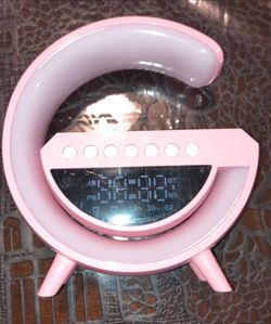 Pink G- Shaped Desk Lamp