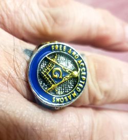 Ring,  FREE MASONS MEN'S SIZE 12