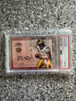 2000 Fleer Tom Brady Rookie Autograph PSA 8