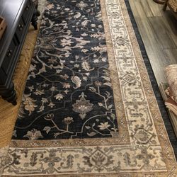 RELEANY-New 8‘ X 10‘ Black Vintage Area Rug