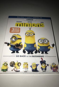 Minions Blu-ray DVD Digital copy brand new