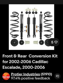 Front & Rear Conversion Kit for 2002-2006 Cadillac Escalade, 2000-2006 Chevrolet Tahoe, 2000-2006 GMC Yukon