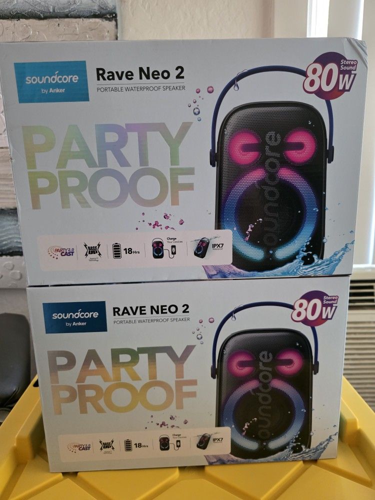 Soundcore rave Neo 2 By ANKER