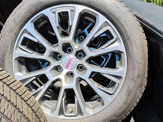 2026 GMC Denali 22's OEM Rims And Tires.