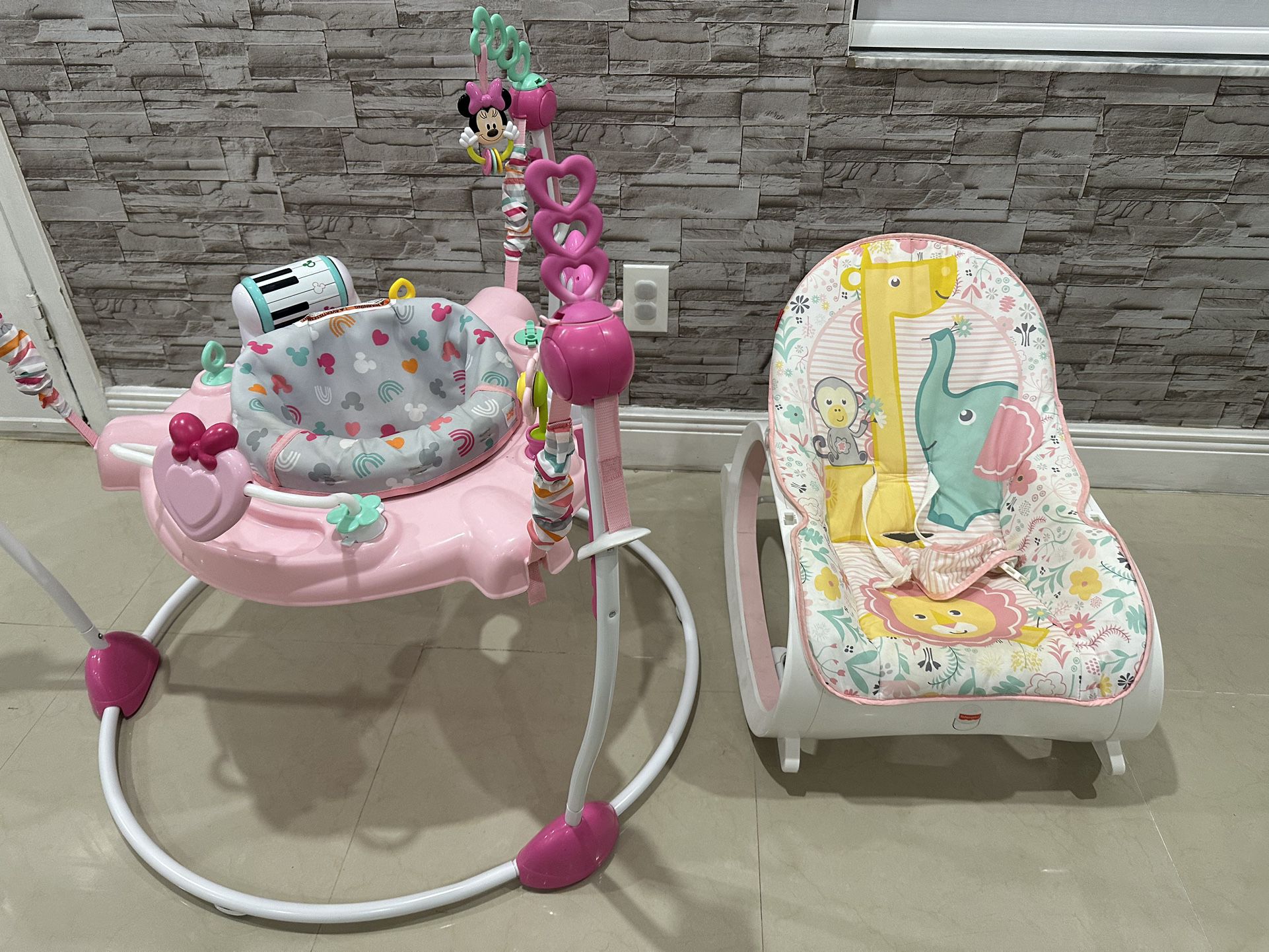 Baby Bouncer and Rocking Chair