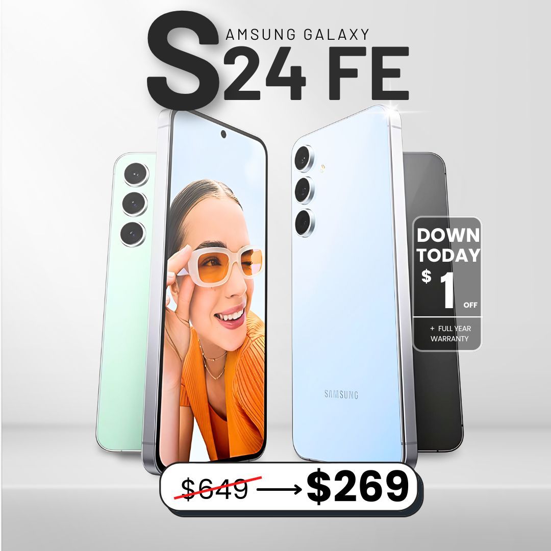 π± Samsung Galaxy S24 FE β Save up to 50%! Get Yours for Just $269 While Stock Lasts π₯
