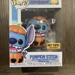 Funko Pop! Vinyl: Disney - Pumpkin Stitch - Hot Topic (HT) (Exclusive) #1087