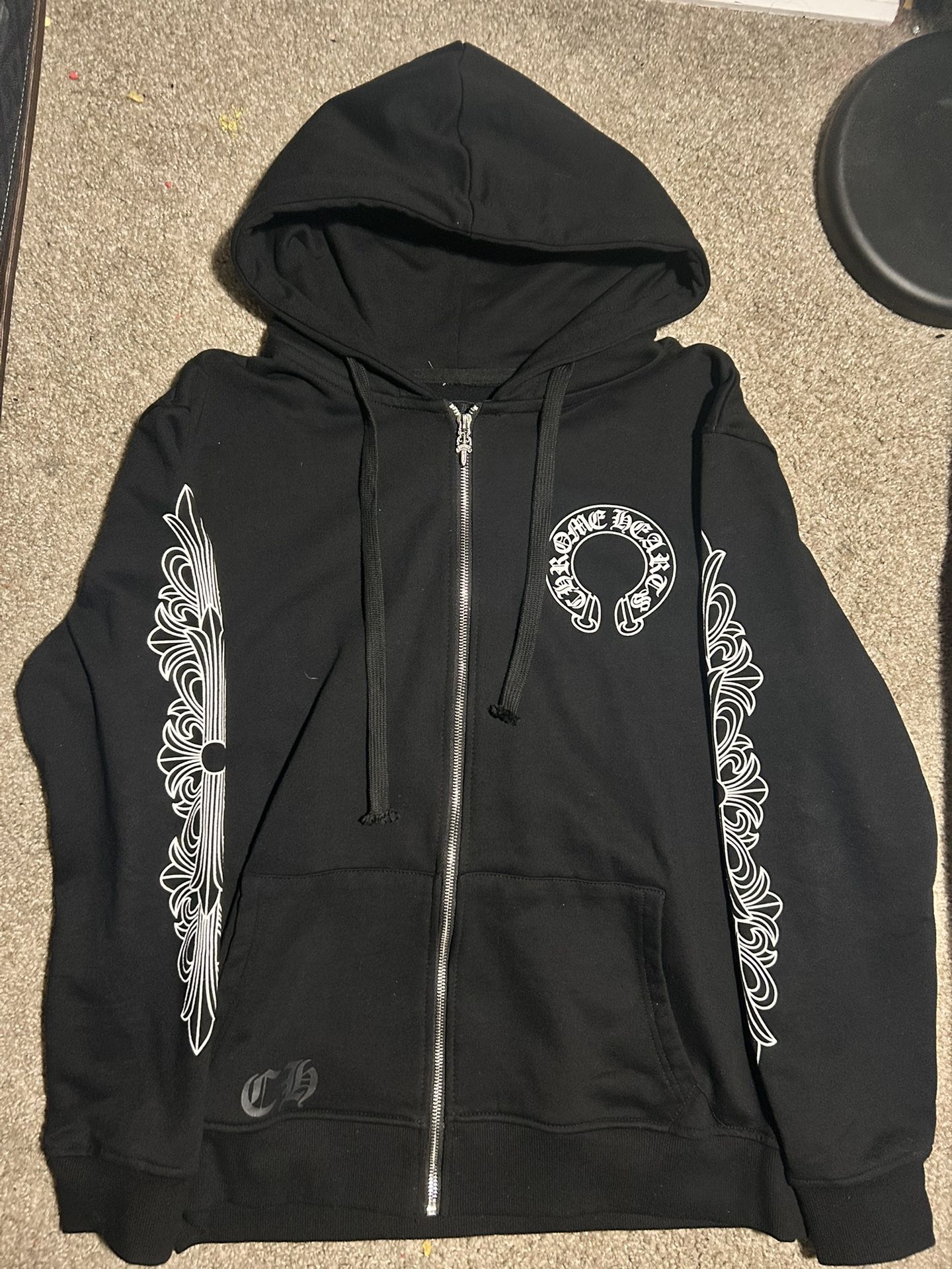 chrome hearts zip up