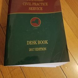 New York Standard Civil Practice Service Desk Book 2017 Edition