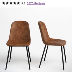 Vegan Leather dining Chairs