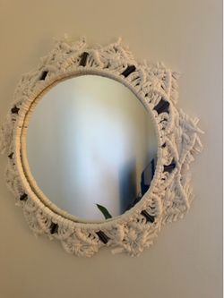 Beautiful boho-style decorative mirror in excellent condition.