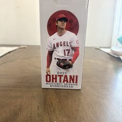 2021 Historic Season Ohtani Bobblehead 