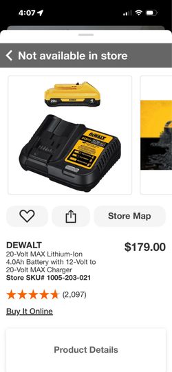 Dewalt battery