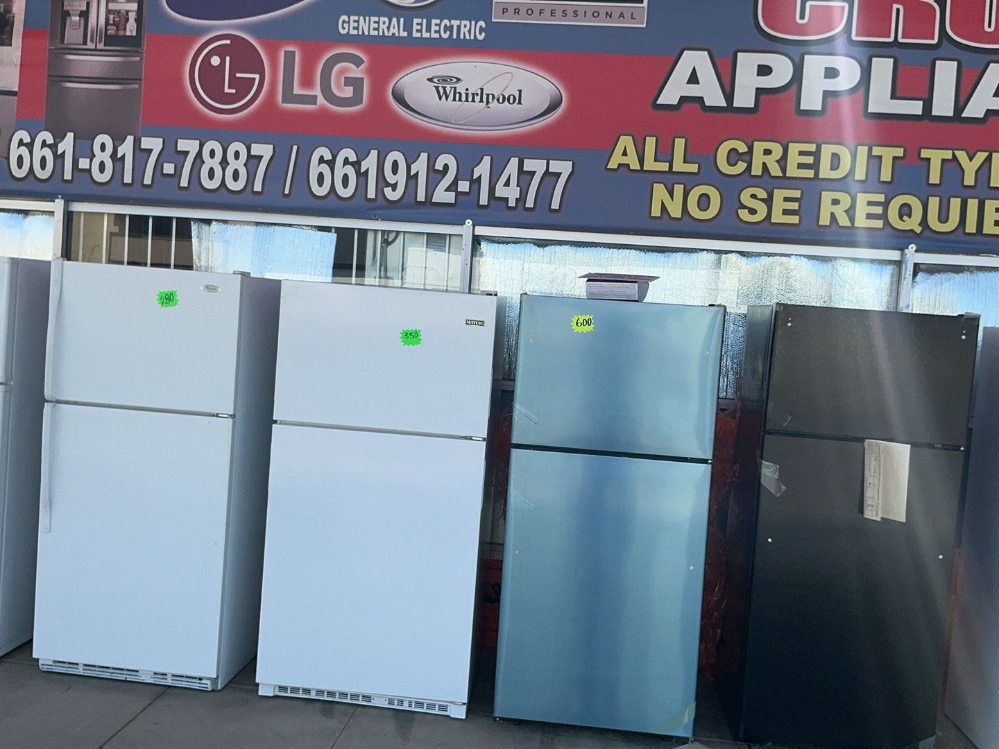 Cruz S Appliances Brand New 18 Cu Ft Top Freezer Refrigerator $500
