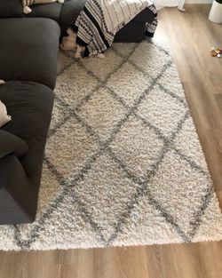 FREE Geometric Shag Area Rug