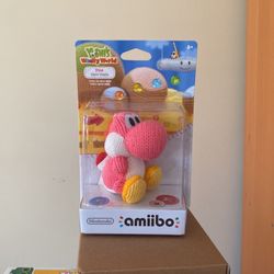 Nintendo Amiibo- Yoshis woolly world Pink Yarn Yoshi