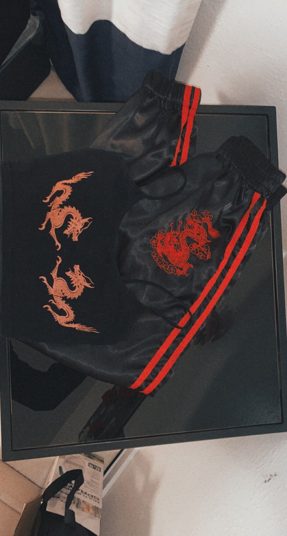 Dragon Shein Outfit Joggers Size Medium Tank Size Small