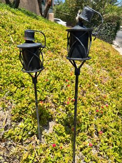 Metal Rod Tiki Torches