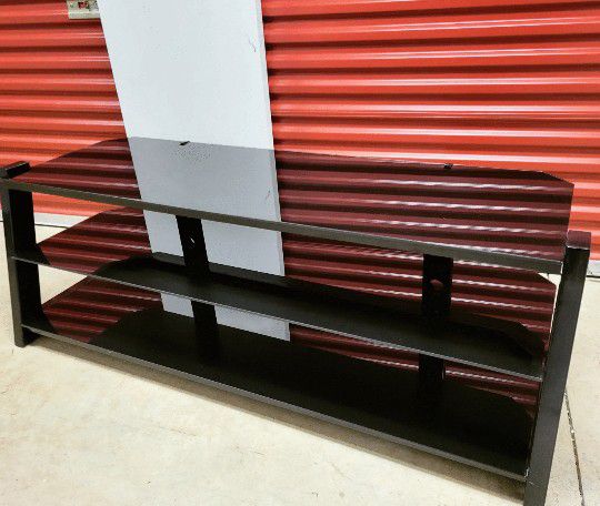 68" Tampered Glass Tv Stand