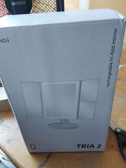 Fancii Tria 2 Rechargeable Tri-Fold Mirror New in Box