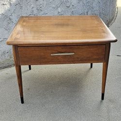 Mid 20th Century MCM Lane Acclaim Square Side Table With Drawer