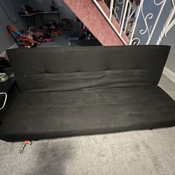 Futon Couch Black
