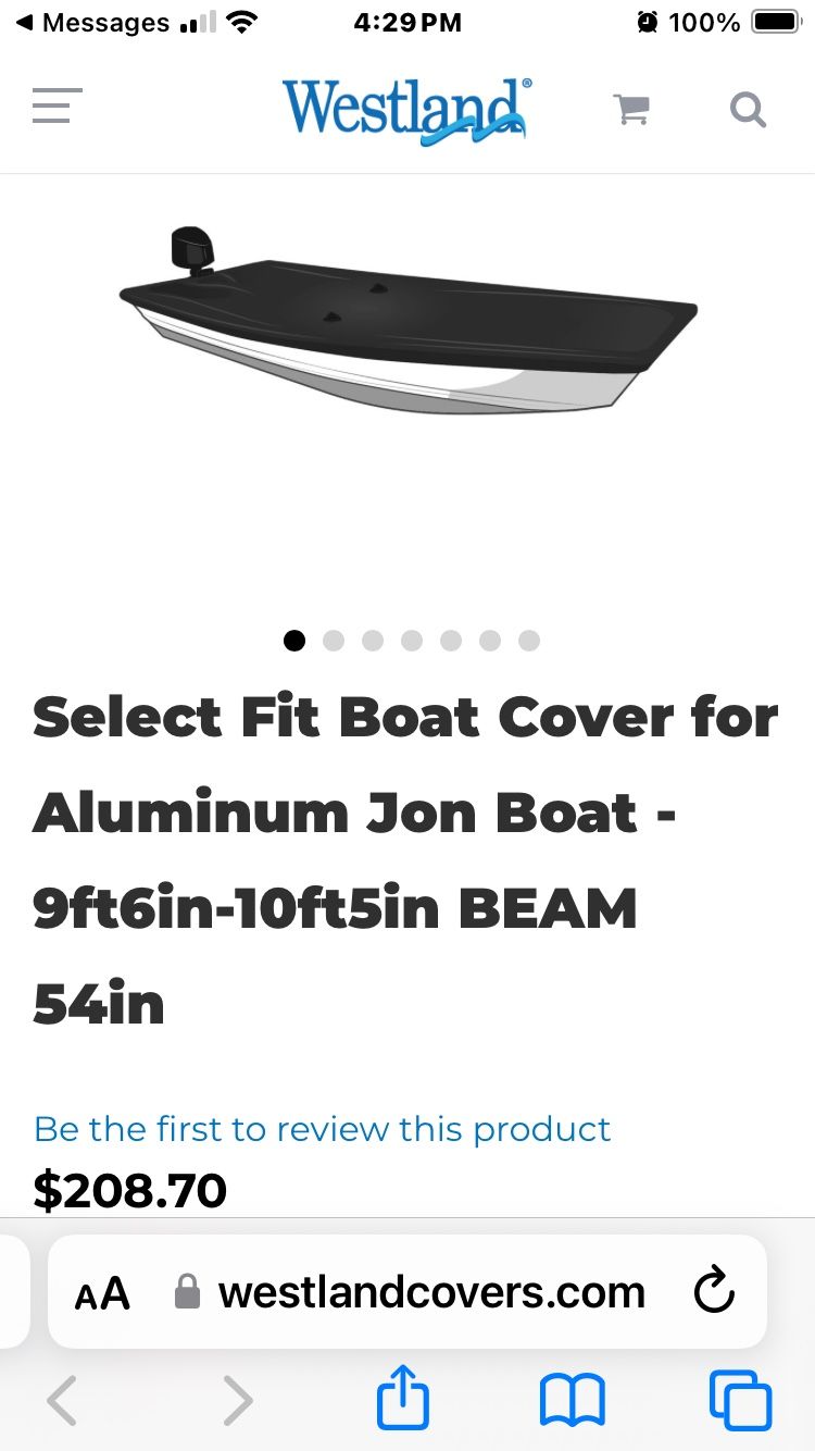 Jon Boat Cover OBO