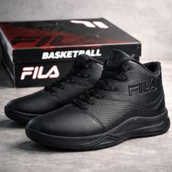 FILA Breakaway 12 Black Basketball Shoes Men’s Size 11 New With Box All Black