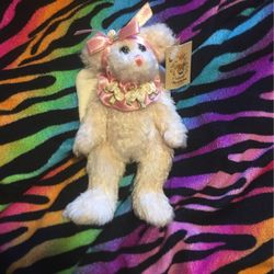 Charity Jr angel Bear Ornament Bearington Collection 