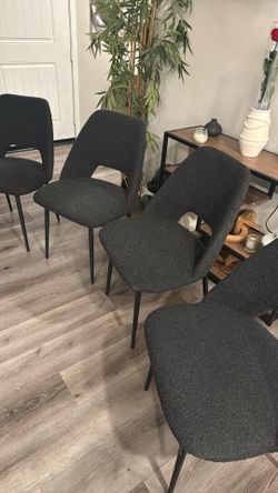 Valdez Boucle Dining Chair