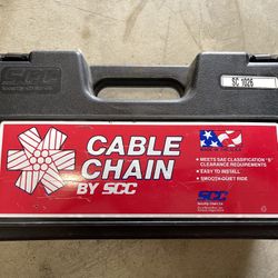 SCC Snow Cable Tire Chains. SC 1026. Fits vintage Honda Civics / Acura Integra 