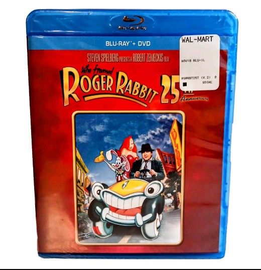 Who Framed Roger Rabbit 25th Anniversary Edition Blu-ray + DVD Brand New Sealed