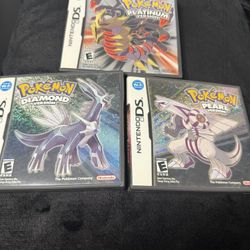 Pokémon Platinum Pearl Diamond Authentic 