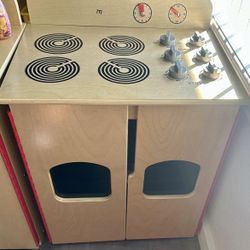 Kids Kitchen Stove Play Set