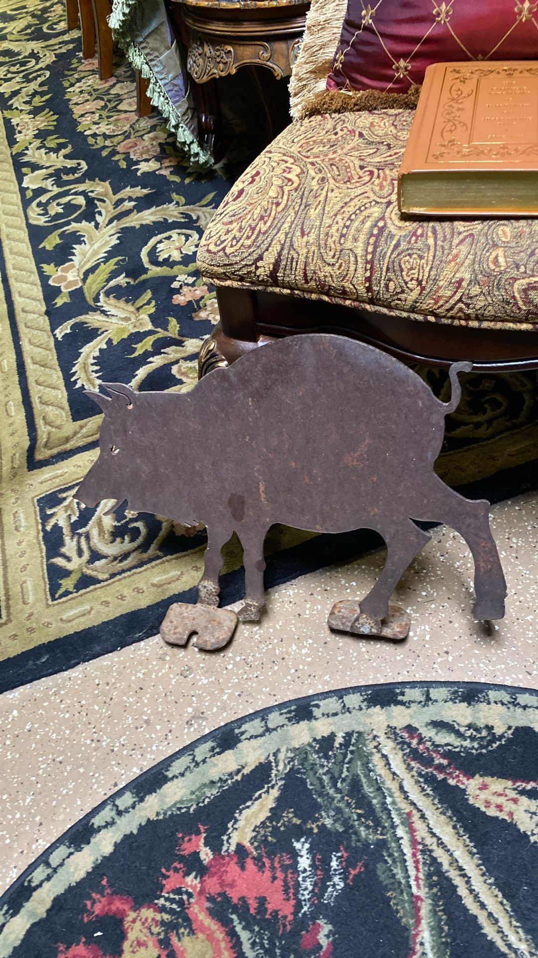 Large Metal Yard/garden Javelina Decor