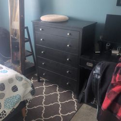 IKEA Koppang 5 Drawer Dresser (Black)