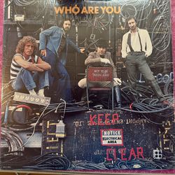 The Who-Who Are You 1972 Vinyl Record/Cover Still In Plastic!