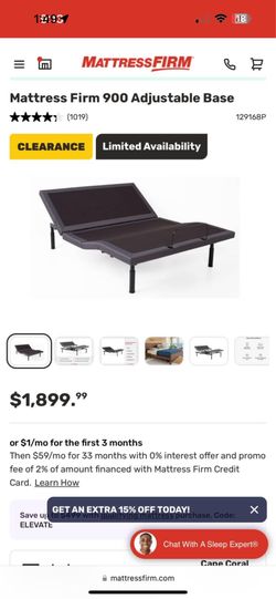 Adjustable bed frame with remote