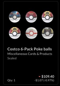 Pokemon 6 Pack Poke Balls