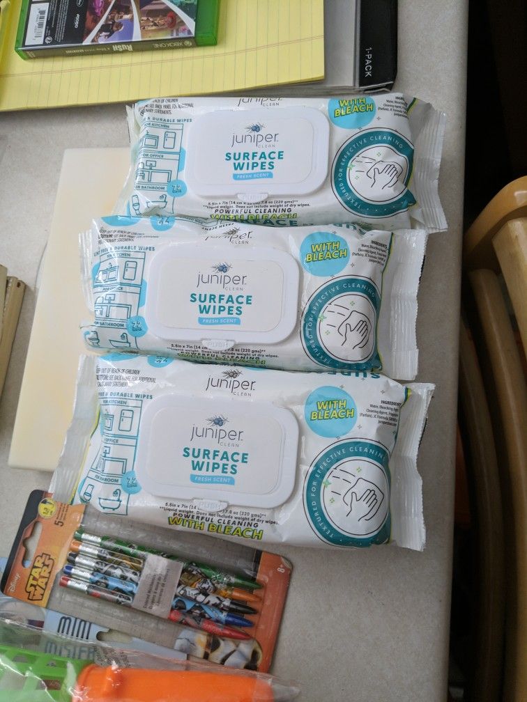 Surface Wipes With Bleach