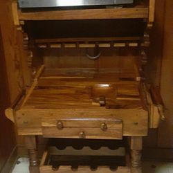 Settee/Bench and Kitchen Stand