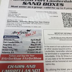  Ft. Lauderdale Airshow Sand Box This Saturday 