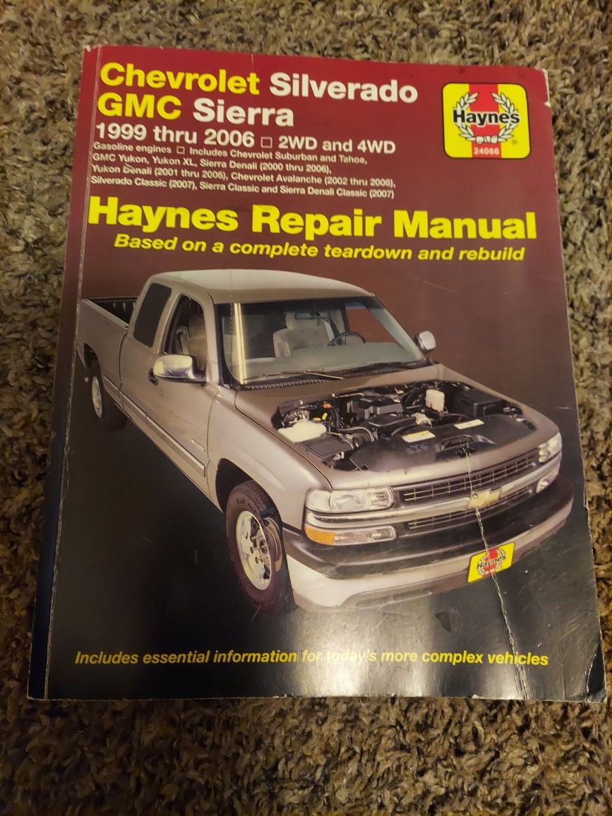 99-07 haynes manual Chevy gmc